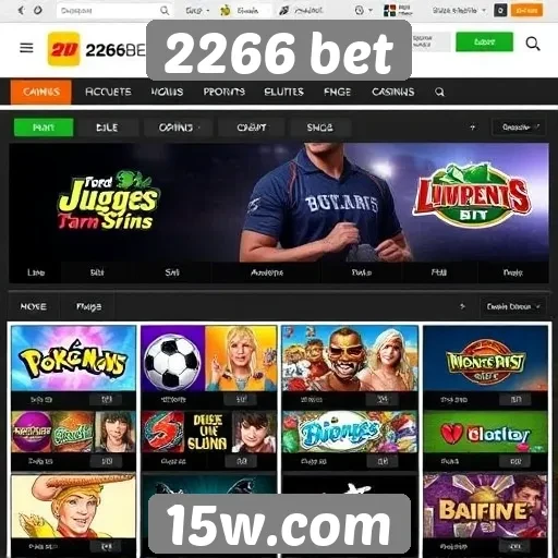 Tipos de jogos disponíveis na plataforma 2266 bet